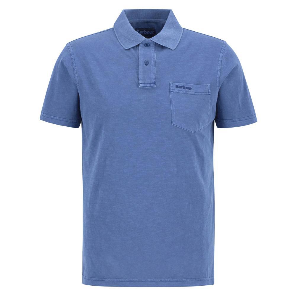 Barbour Pigment Dye Slub Polo Shirt